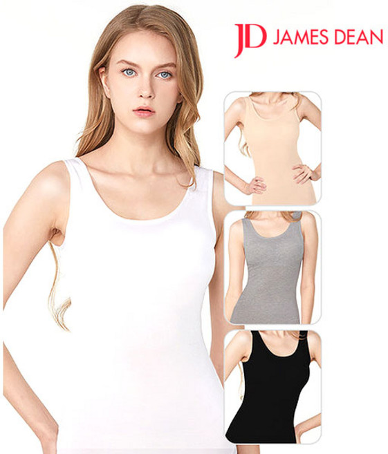 시크릿더샵_제임스딘 베이직 여성 텐셀 조끼 런닝 여자 이너웨어