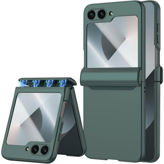 헤미션 Z플립 힌지보호 케이스 외부액정보호필름