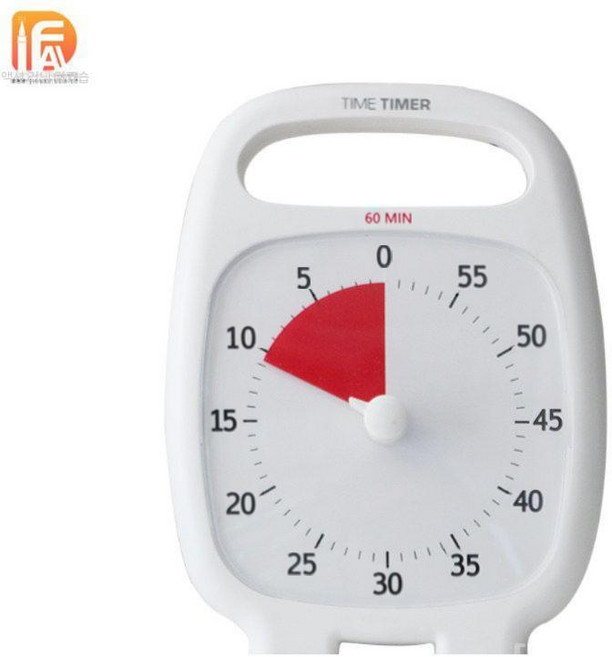 타임타이머 스톱워치 공부 비주얼 카드 12인치 액티비티 스터디 쿠킹 세트 오리지널, C. 22.3cm(16cm) 화이트