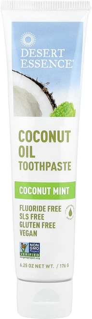 건강챙기세요 Desert Essence 코코넛 오일 치약 코코넛 민트 6.25 oz (176 g) 백살까지오래오래, DesertEssence코코넛오일치약코코넛민트625oz - 쿠팡