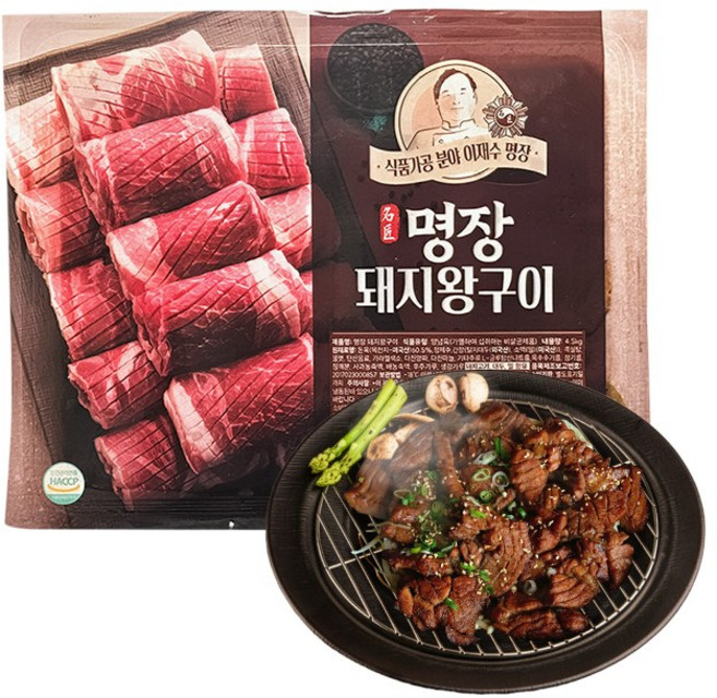[이가네식품] 이재수명장 명인의 프리미엄 명장돼지왕구이 4.5kg, 1개