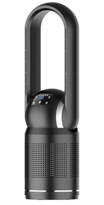 48인치 날개없는 냉온풍기 공기청정 3in1 가정용 냉난방기 터워형 에어컨, FS108, 블랙