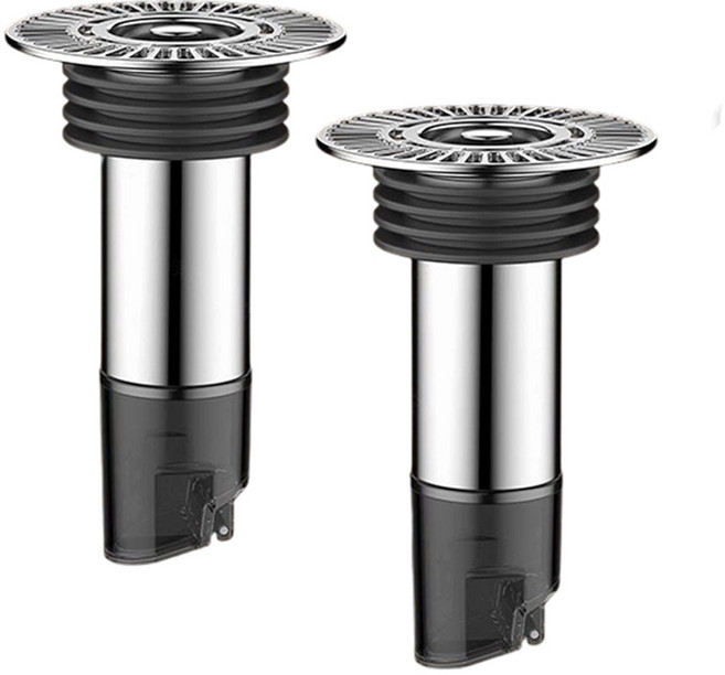 냄새 벌레 제로 화장실 스테인리스 하수구 트랩 자동차단, 2개