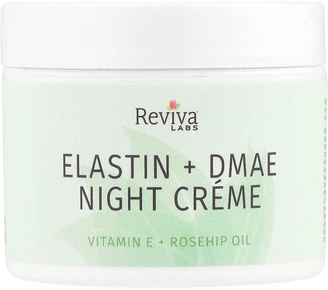 Reviva Labs 엘라스틴 + DMAE 나이트 크림 55g(2oz) REV-11127 - 쿠팡