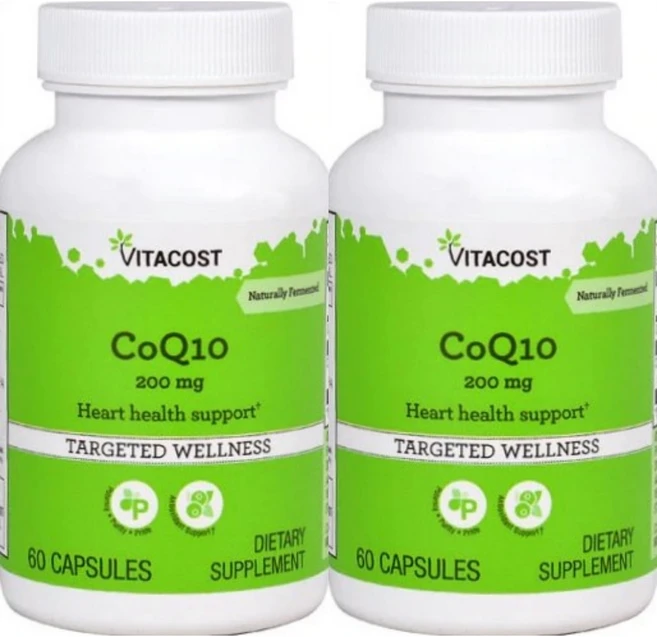 비타코스트 코큐텐 코엔자임 큐텐 유비퀴논 200mg, 60정, 2팩, 60정 - 쿠팡