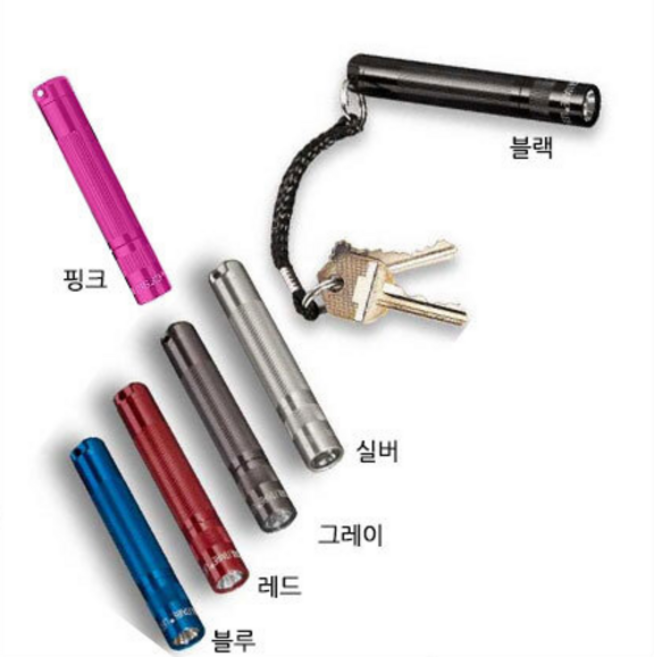 맥라이트 미니 솔리테어 할로겐 후레쉬 손전등/등산용품/랜턴/라이트/맥라이트정품, 회색, 1개