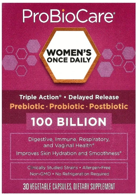 프로바이오케어 ProBioCare 매일 한 번 복용하는 남성용 프리바이오틱 프로바이오틱 포스트바이오틱 1 000억 베지 캡슐 30정124741원산지:기타, 30정, 1개 - 쿠팡