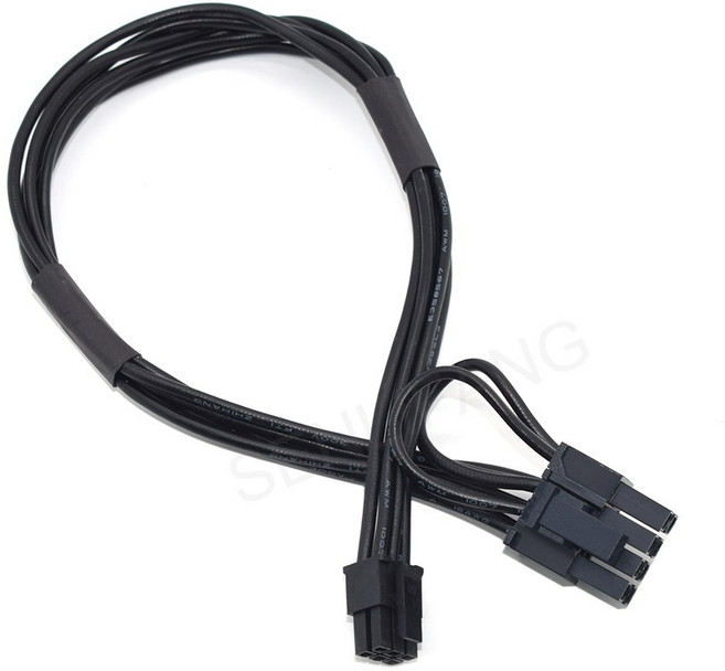 Apple IOS Mac G5 Mac Pro 컴퓨터 액세서리용 전원 케이블 커넥터 PCI-E 8(6+2)핀 그래픽 비디오 카드에 미니 6핀, 0.3m