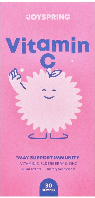 JoySpring Vitamin C 2 fl oz 60 ml, JoySpring, Vitamin C, 2 fl oz, 1개 - 쿠팡
