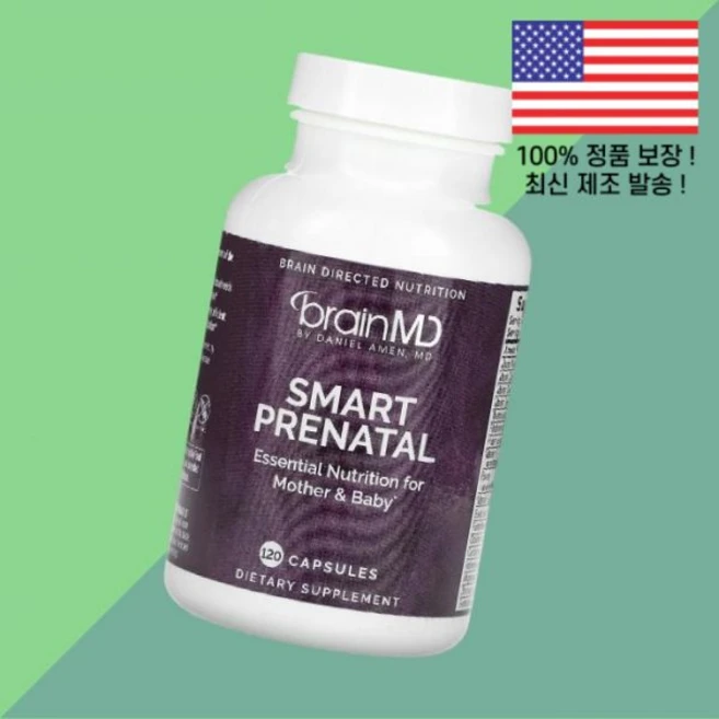 브레인엠디 스마트 프리태랄 120캡슐 BrainMD Smart Prenatal 120 Capsules, 브레인엠디 스마트 프리태랄 120캡슐 BrainMD S, 1, 120정 - 쿠팡