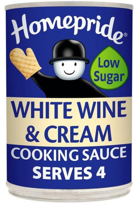 Homepride 홈프라이드 화이트 와인 앤 크림 쿠킹 소스, 400g, 6개