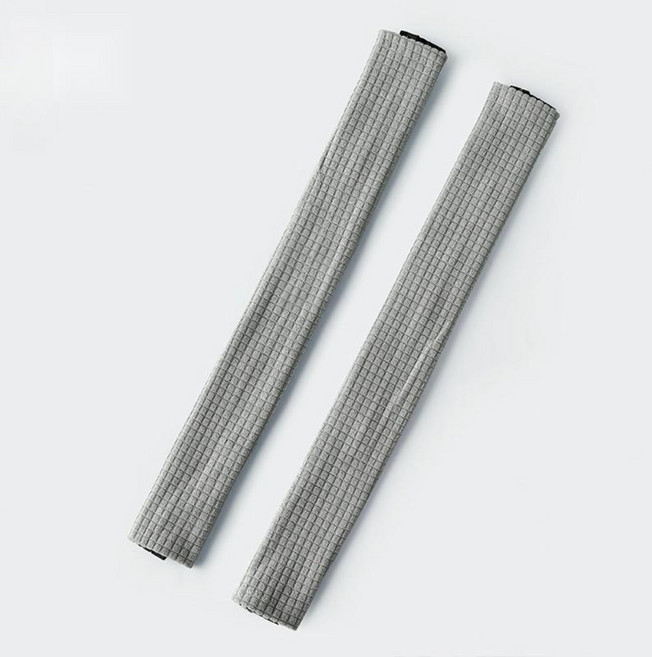 까마느 사무실 의자 팔걸이 커버 쿠션 덮개, 회색 팔걸이 커버(한 쌍)