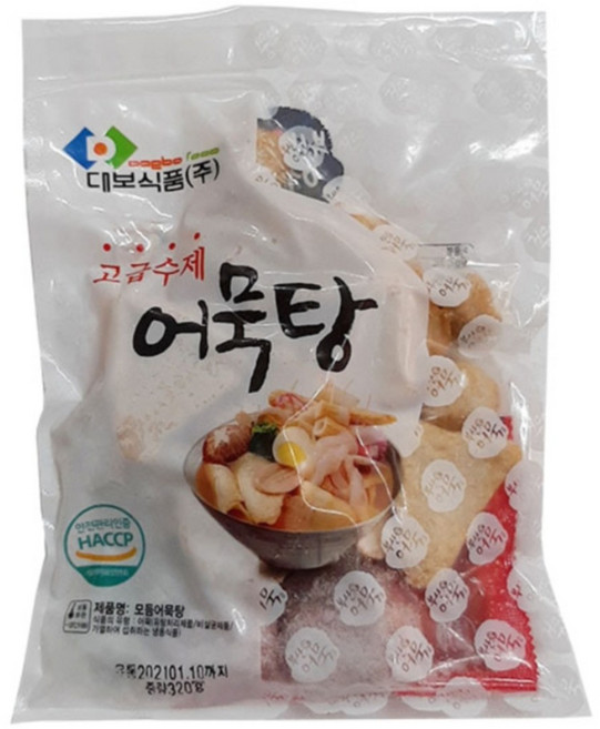 대보식품 냉동 고급수제 어묵탕, 320g