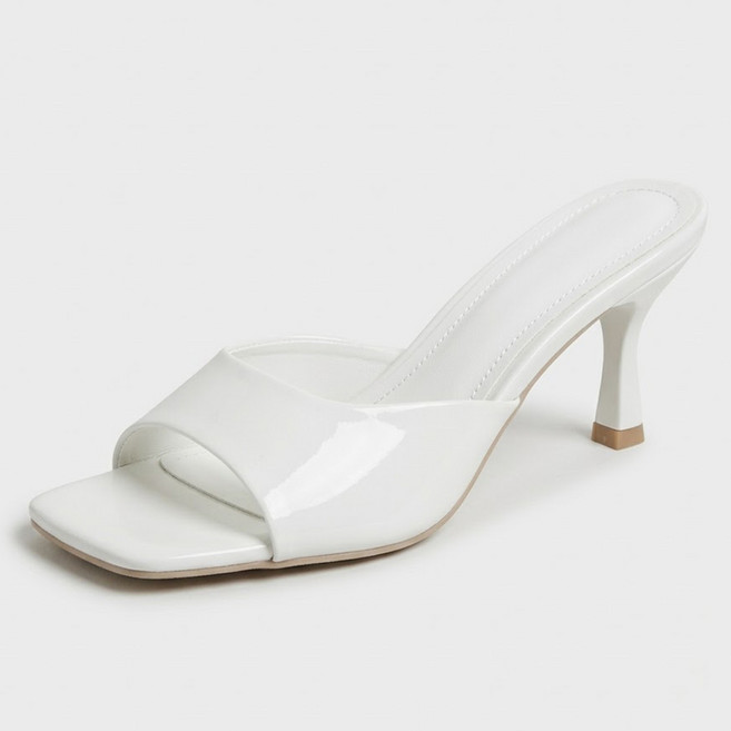 타니즈 리코 베이직 여성용 미들 힐 뮬 슬리퍼 (7cm)