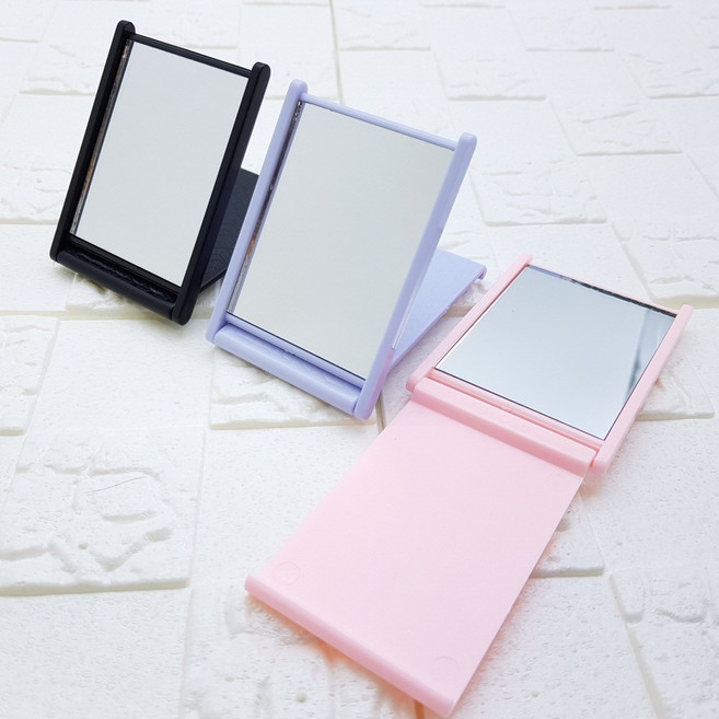 설래임 세븐스타 접이식 손거울 505거울 랜덤색상, 1개