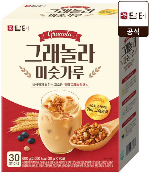 담터 그래놀라 미숫가루, 600g, 1개