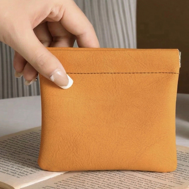 비니오 감성 미니 파우치 휴대용 화장품 수납 지퍼 파우치 시크릿파우치 생리대파우치