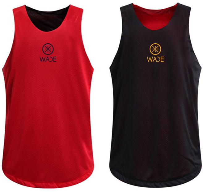 농구 양면 저지 민소매 유니폼 의류 남성용 조끼 운동 동호회
