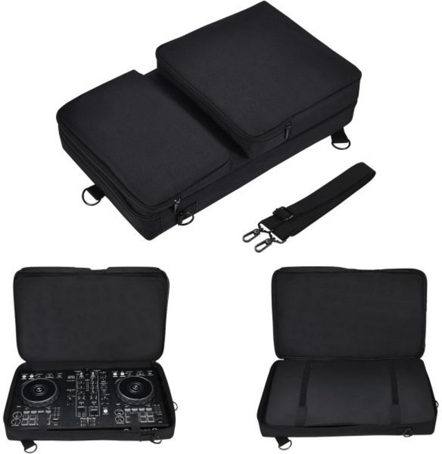 DJ 장비 가방 케이스 믹서 파이오니어 DDJ-400/FLX4/SB3 롤랜드 DJ-202 헤라클레스용 다기능 수납 백Inpulse 300 네이티브 인스트루먼트 트랙터 콘트롤 S, 다기능 저장 케이스 가방 (Pioneer DDJ-400