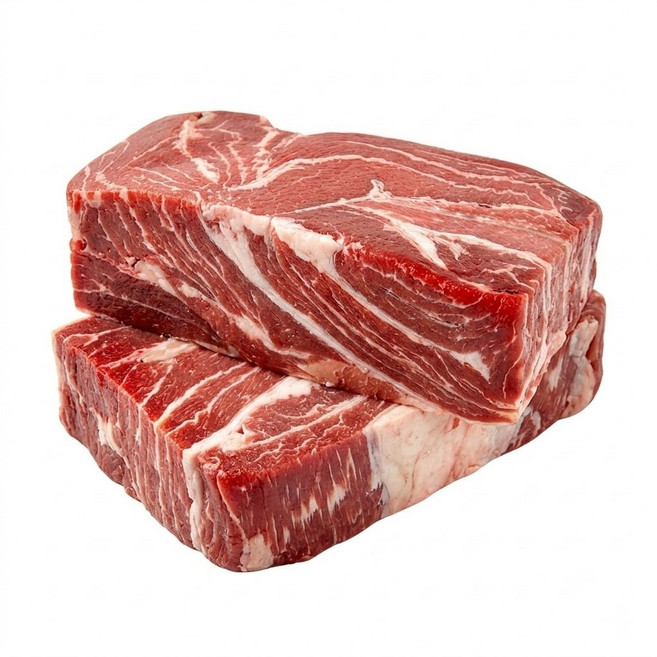 국내산 한우뽈살 소뽈살 1kg 소볼살 사골곰탕 육개장 해장국 소고기 장조림 (육우가 혼합된 볼살), 1개