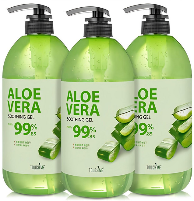 터치미 퓨리티 알로에베라 수딩 젤, 1L, 3개