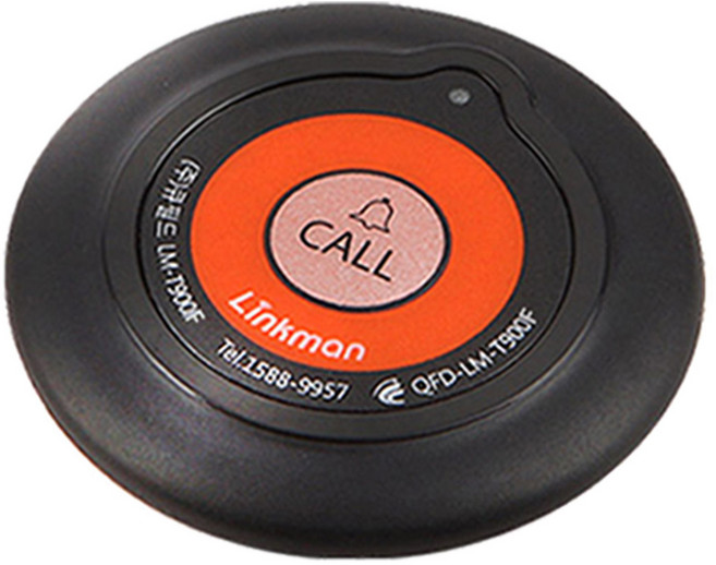링크맨 띵동벨 호출벨방수벨 AM FM 무선호출벨 식당벨 업소용벨 병원벨 요양원벨, 선택2. 블랙오렌지벨 FM