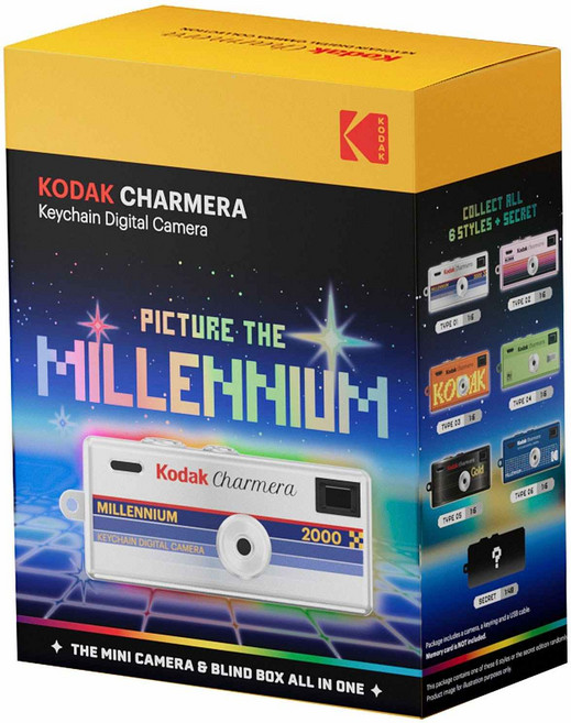 Kodak Charmera 復古風格迷你數位相機 Picture the Millennium, Kodak Charmera MILLENNIUM