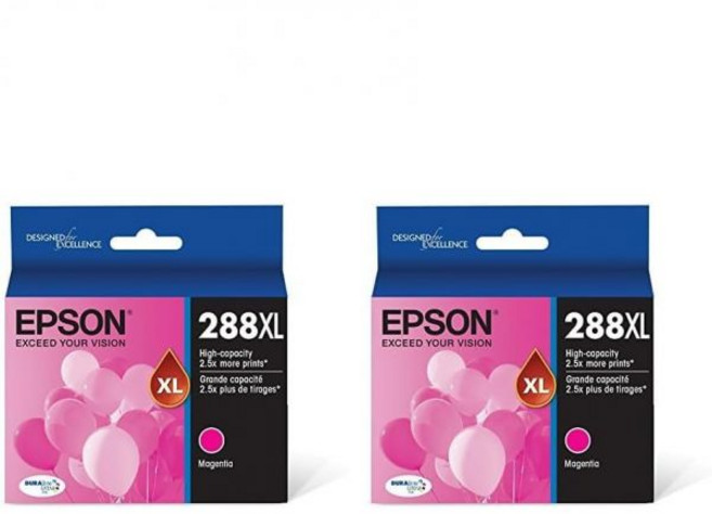 EPSON 288 듀라브라이트 울트라 잉크 대용량 블랙 카트리지 T288XL120-S - Expression XP-330 XP-430 XP-434 XP-340 XP-440 XP, Magenta