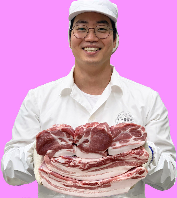 보물섬 제주 흑돼지 돈마호크, 1개, 1kg 뼈 2대