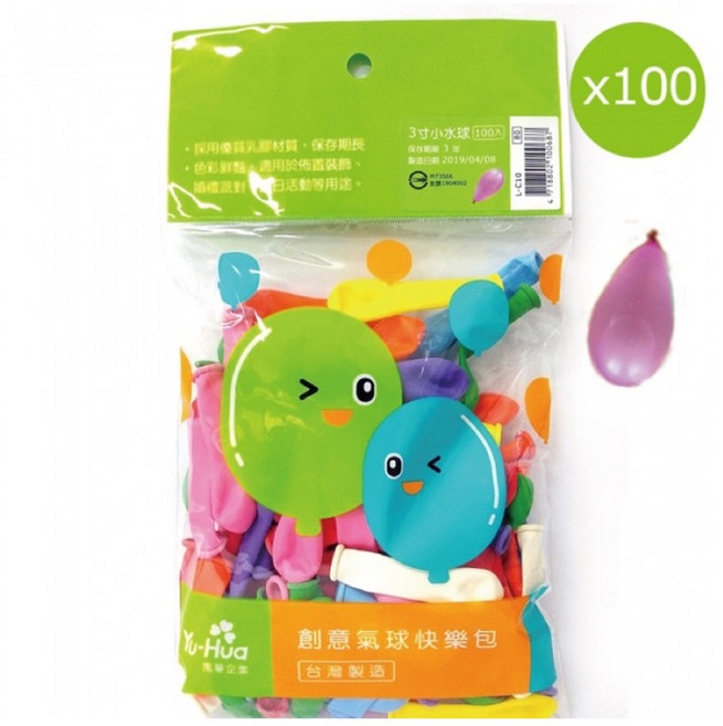 Yu-Hua 小水球 派對裝飾 色彩繽紛, 1個, Multicolor