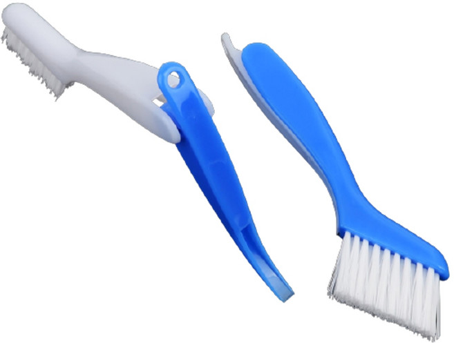 창문 틈새 싹싹 브러쉬 튀김기 청소 만능 창문틀 솔 창틀 실리콘 바닥 타일 욕실 주방 싱크대 청소도구 가스레인지 기름때 찌든때 제거 욕조 다용도, 빨강, 벽걸이 화장실 변기청소솔