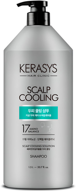 케라시스 두피 쿨링 단백질 샴푸, 1.5L, 1개