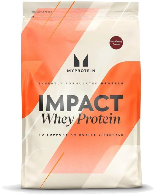 마이프로틴 임팩트웨이 프로틴 5kg 단백질보충제 wpc 스트로베리 크림, 1개, 2.5kg