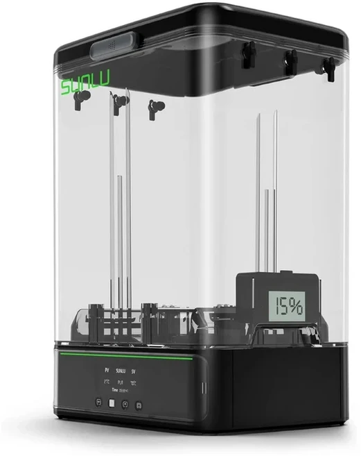 SUNLU 필라멘트 건조기 SP2 및 3D 프린트 액세서리 용 3KG 상자 보관, 02 EU 220V, 01 dryer dock n box