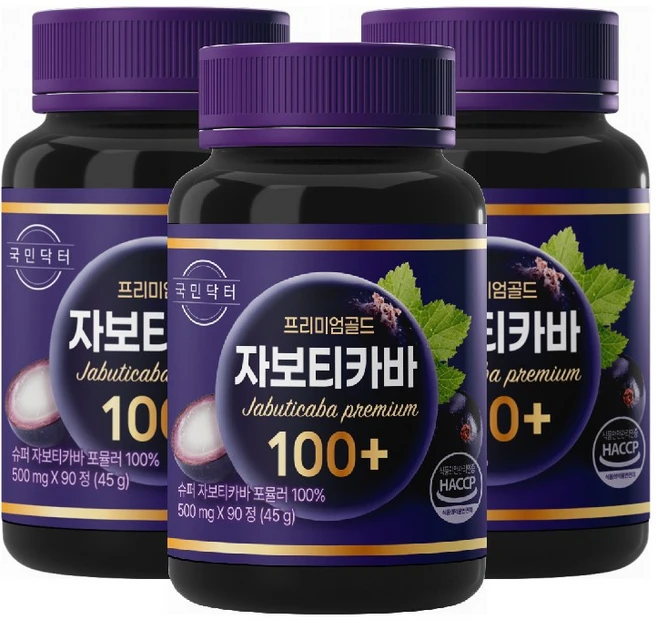 자보티카바 Jaboticaba Premium 100+, 3개, 90정 - 쿠팡