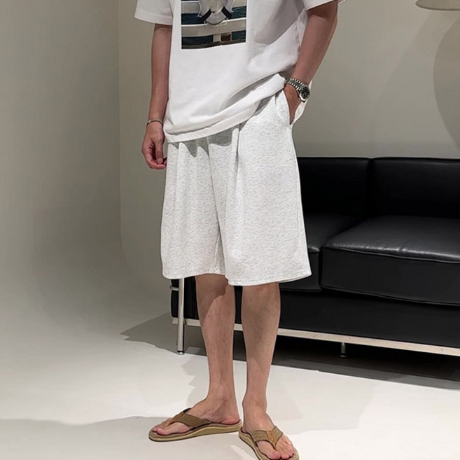치트키 카인트 헤비 이중지 버뮤다 팬츠