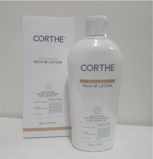 코르테 더모 에센셜 리치 엠 로션, 200ml, 1개