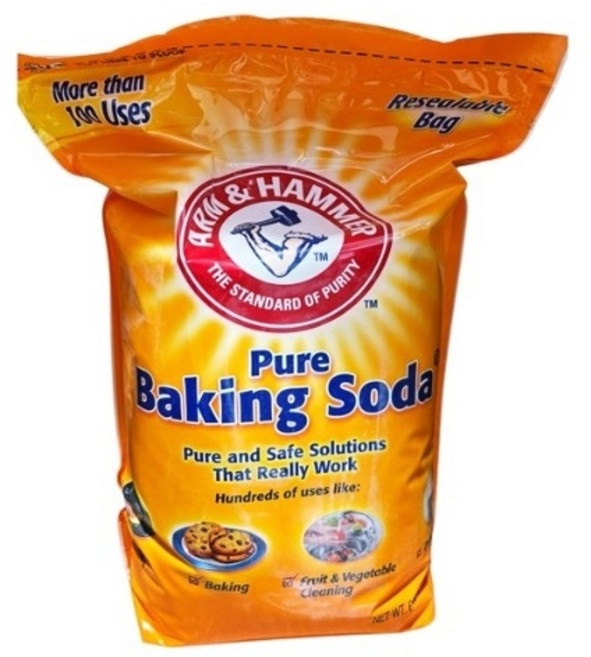 코스트코 대용량 베이킹소다 암앤헤머 천연세제 지퍼백 베이킹 세척 청소 다용도 대용량, 1세트, 6.12kg