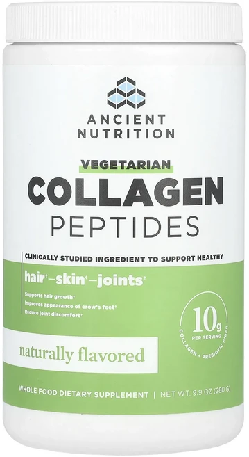 Ancient Nutrition 식물성 콜라겐 펩타이드 천연 향료 280g(9.9oz), AncientNutrition식물성콜라겐펩타이드천연향료, 280g, 1개 - 쿠팡