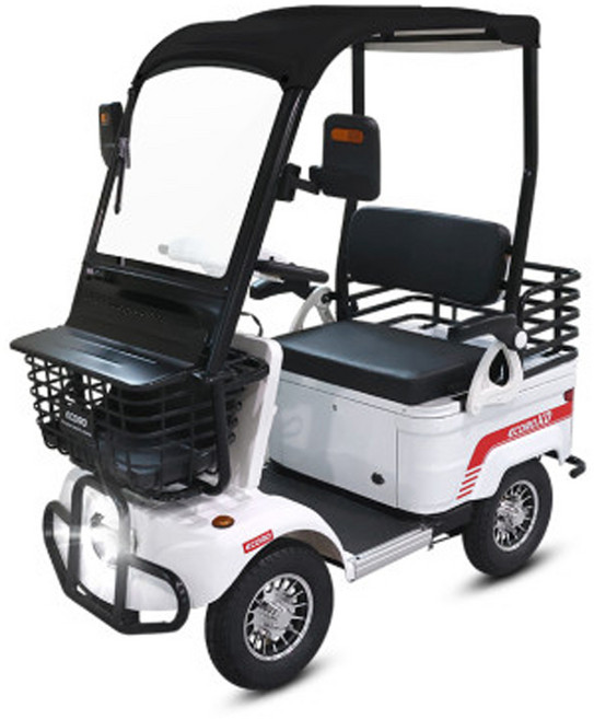 AU테크 노인 전동스쿠터 사륜 뉴 에코로XD 20A 화이트 전기전동차