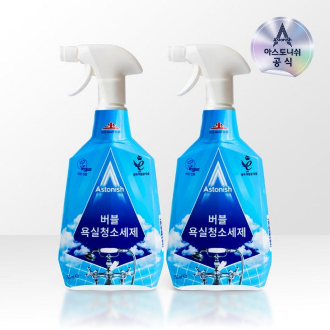 아스토니쉬 아스토니쉬 버블 욕실 클리너 750ml 2개