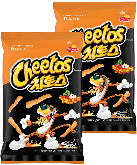 치토스 매콤달콤한맛, 164g, 2개