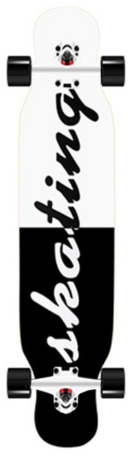 락미 댄싱 초보자용 입문용 롱보드 스케이트보드 107CM(42), K02, 1개