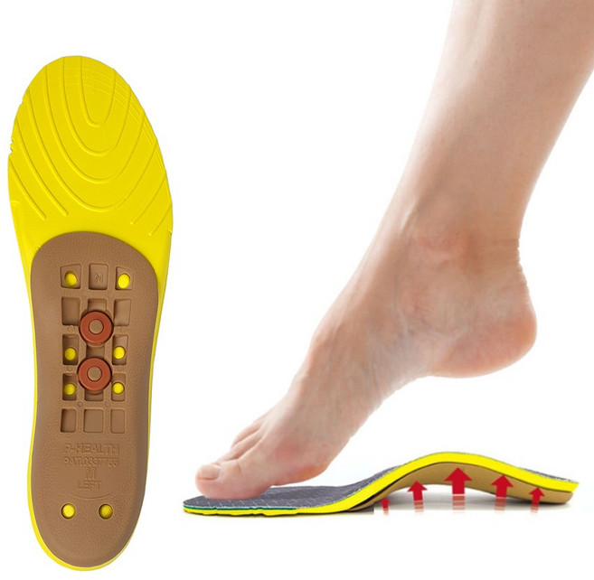 국산 뉴파워헬스플러스 아치깔창 평발깔창 자세교정깔창