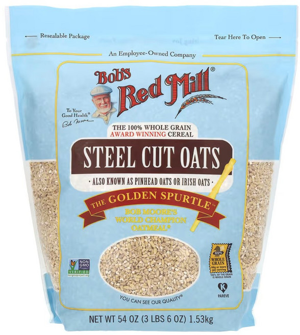 스틸 컷 오트 1.53kg 밥스레드밀 [원산지 미국] steel cut oats, 1개