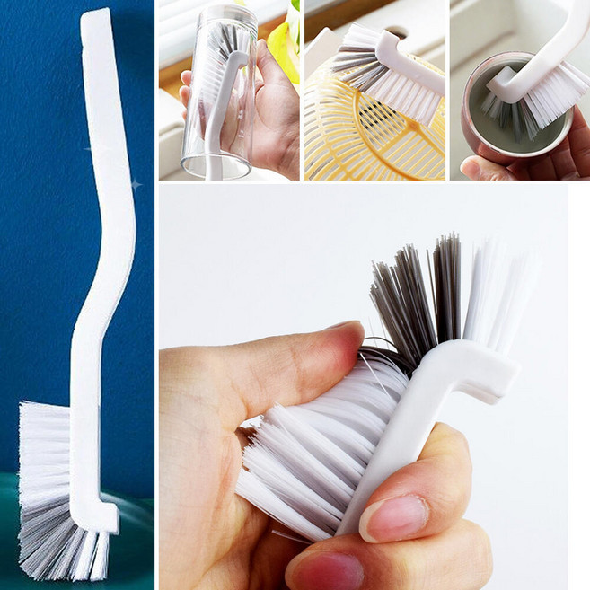 90도 직각 세척솔 모서리 틈새 설거지 곡선 브러쉬 부드러운수세미 식당용, 1개