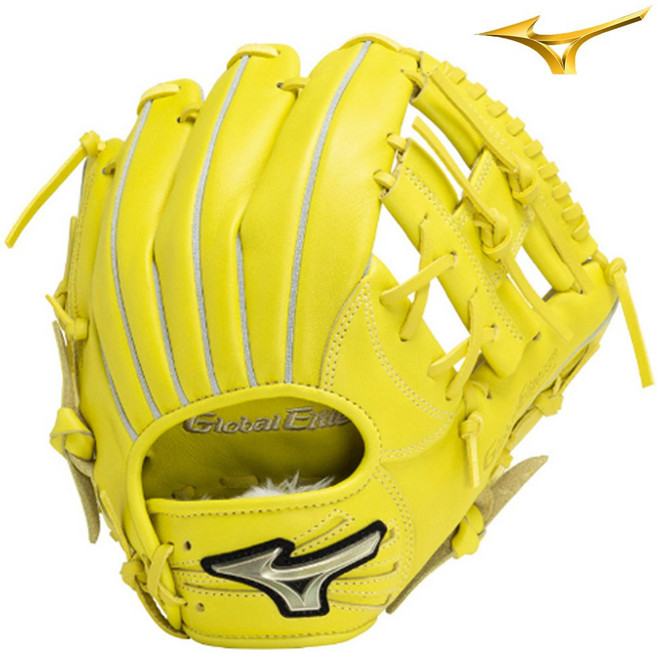 미즈노 유소년 내야수글러브 야구 내야수 글로벌엘리트 30223 라임, 1개, 선택완료
