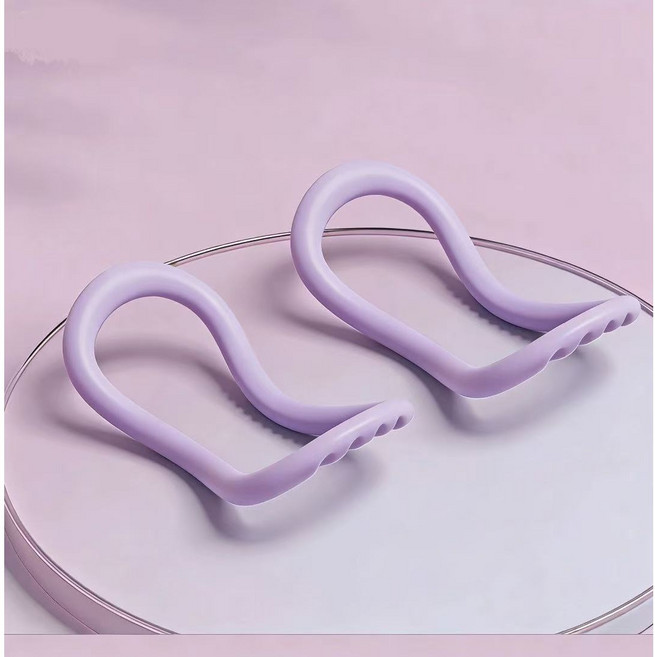 요가링 파스텔 하드타입 소프트타입 필라테스 종아리링 소프트 2개, 연보라색