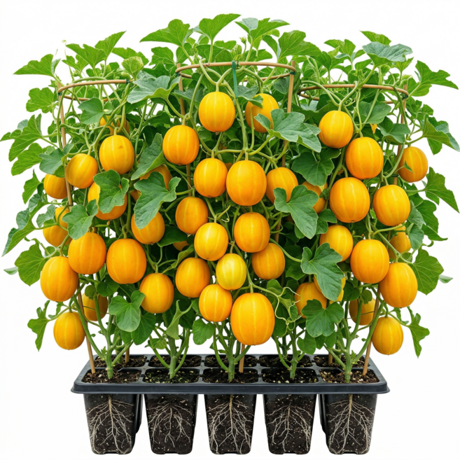 레몬참외 모종 키우기, 5개