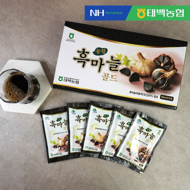 태백농협 흑마늘 골드, 60개, 80ml